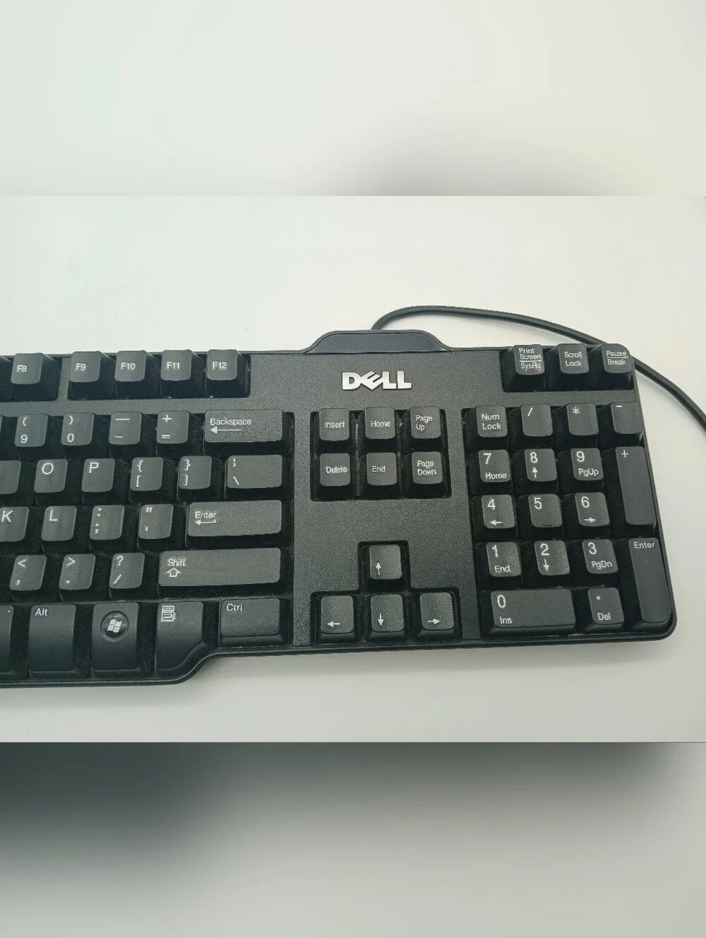 Dell Black Wired USB Full-Size Keyboard with Numeric Keypad